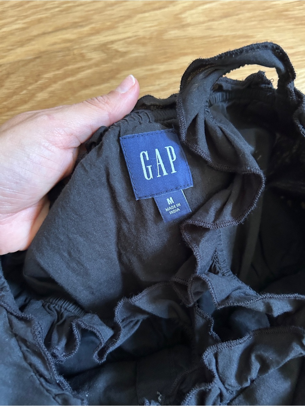 GAP Linen-Blend Embroidered Cami Maxi Dress - Picture 7 of 7